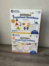 2 of Learning Resources preschool letters and preschool numbers