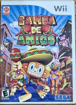 Samba de Amigo (Nintendo Wii)   Complete w/ Manual   Sega
