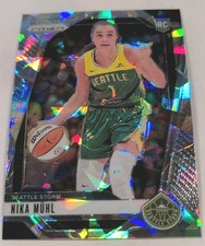 2024 Panini Prizm WNBA - Nika Muhl #75 Ice Prizm (RC) Rookie 