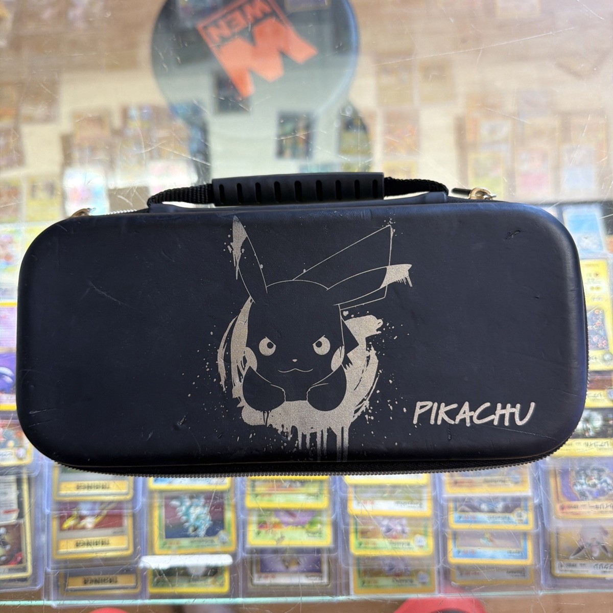 Nintendo Switch Lite Pokemon Pikachu Black and Gold Protection