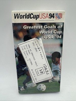 Greatest Goals of World Cup USA 1994 '94 VHS VCR Tape Movie Soccer