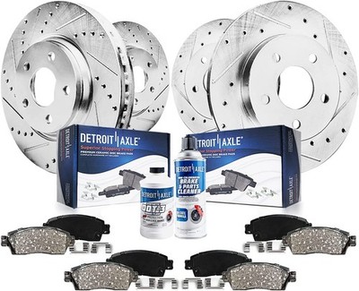 Front & Rear Brake Pads Rotors for 2002 2003 2004 2005 Ford Explorer