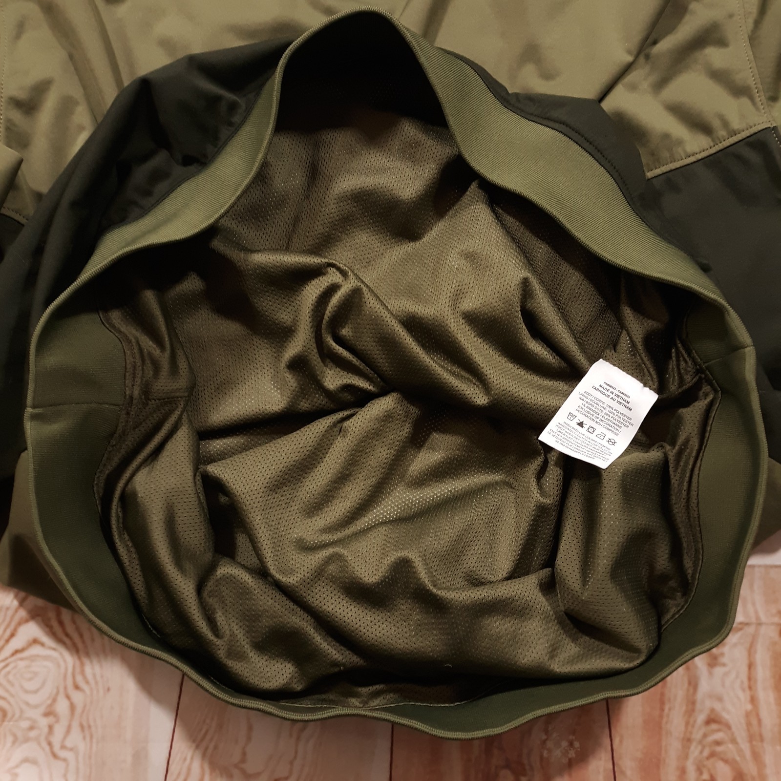 Nike Shield Windbreaker Jacket Pullover Mens XL G… - image 4