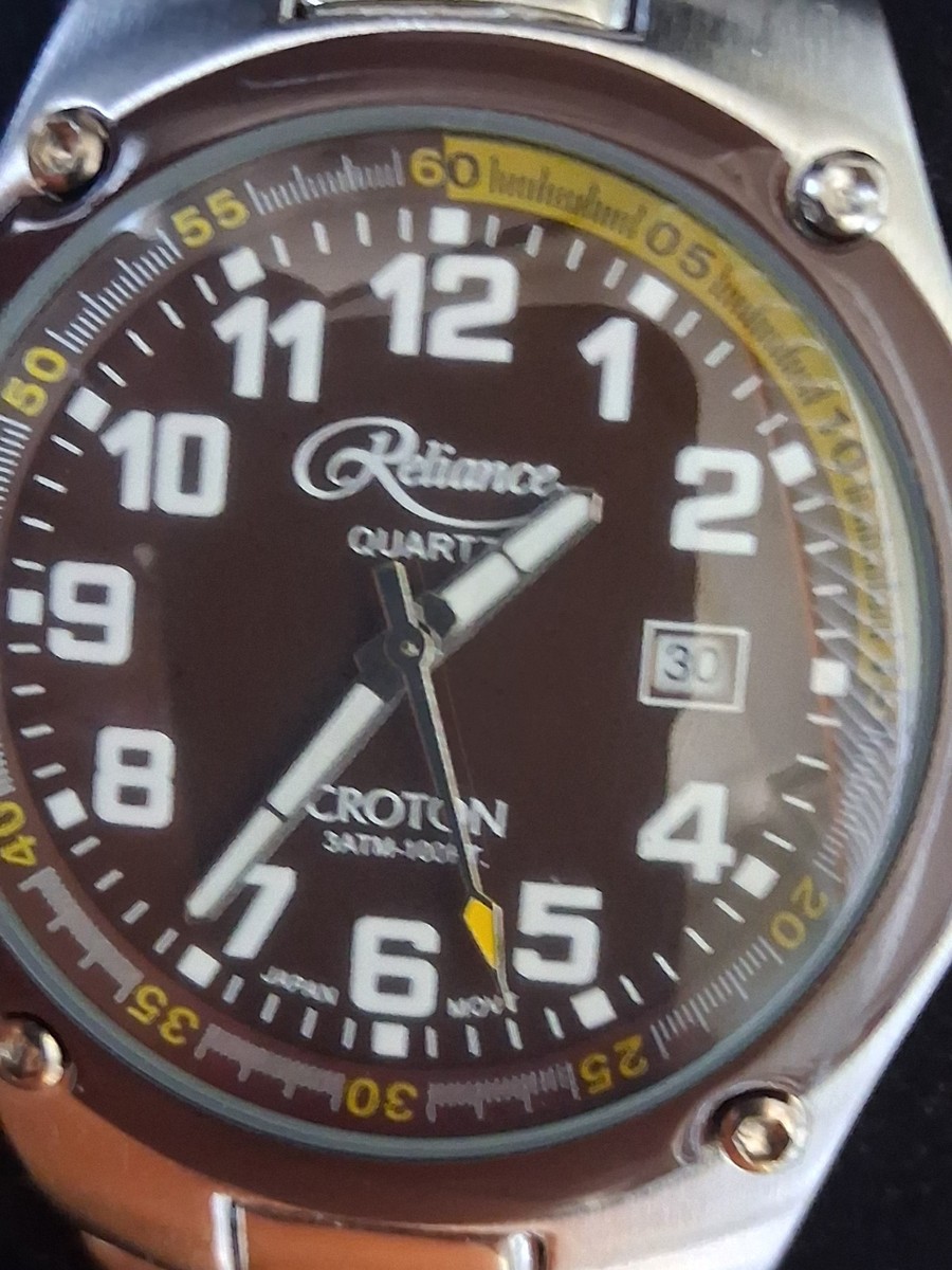 Vintage (NIB) Croton (Japan) Reliance Quartz Watch 3 ATM New Batt