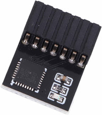 TPM 2.0 Module, Black PCB 14Pin SPI TPM 2.0 Encryption Security Module Remote Ca
