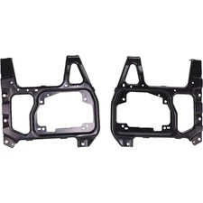 For 2019-2024 2500 Front Left Right Bumper Brackets Black Steel 68449226AA Q