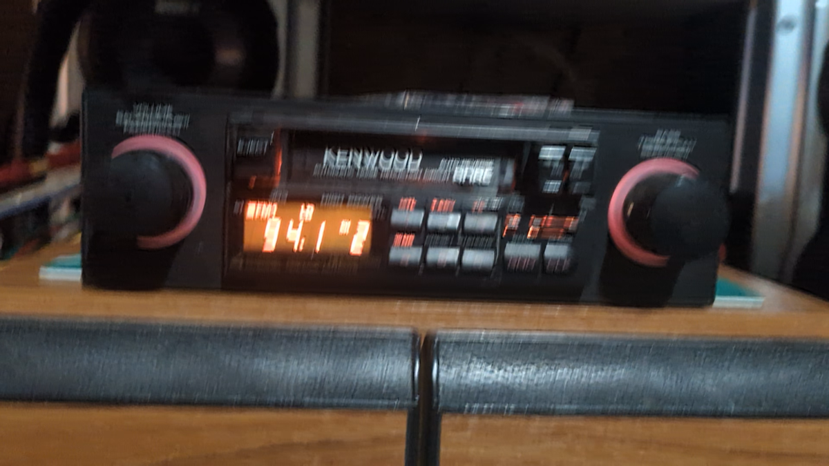 VTG Rare 90s Kenwood KRC-5003 Flagship Shaft Deck Car Stereo