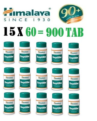Himalaya Septilin Tablets Pack of 15 | 60 Tabs Each | Herbal | Free Shipping