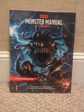 Monster Manual Dungeons and Dragons Book 5th Edition 5E 5.0 Hardcover 2014 D D