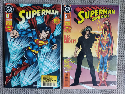 SUPERMAN 100 Seiten SPECIAL - Heft #1 + 2 DC DINO Comics 1996 1997 - E 41862