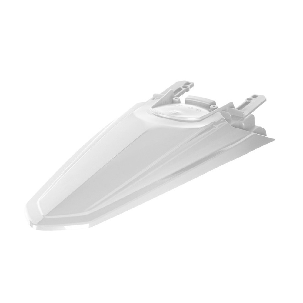 Free Shipping Polisport White Rear Fender For Motorcycle Parts