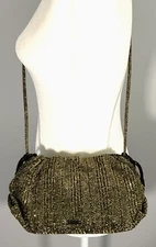 Rebecca Minkoff Tied up Gold Clutch Crossbody Bag NWT