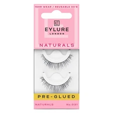 Eylure Press On Pre-Glued False Eyelashes, Naturals, No. 031