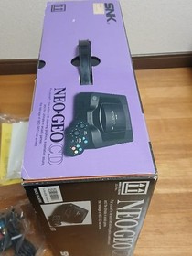 SNK Neo Geo CD Console Complete Set Black With Box & Manual & Soft Tested Used