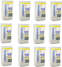 Cotton plus Quadrotti Baby 100% Cotone 60 Pezzi - 12 Confezioni [720 Pezzi]