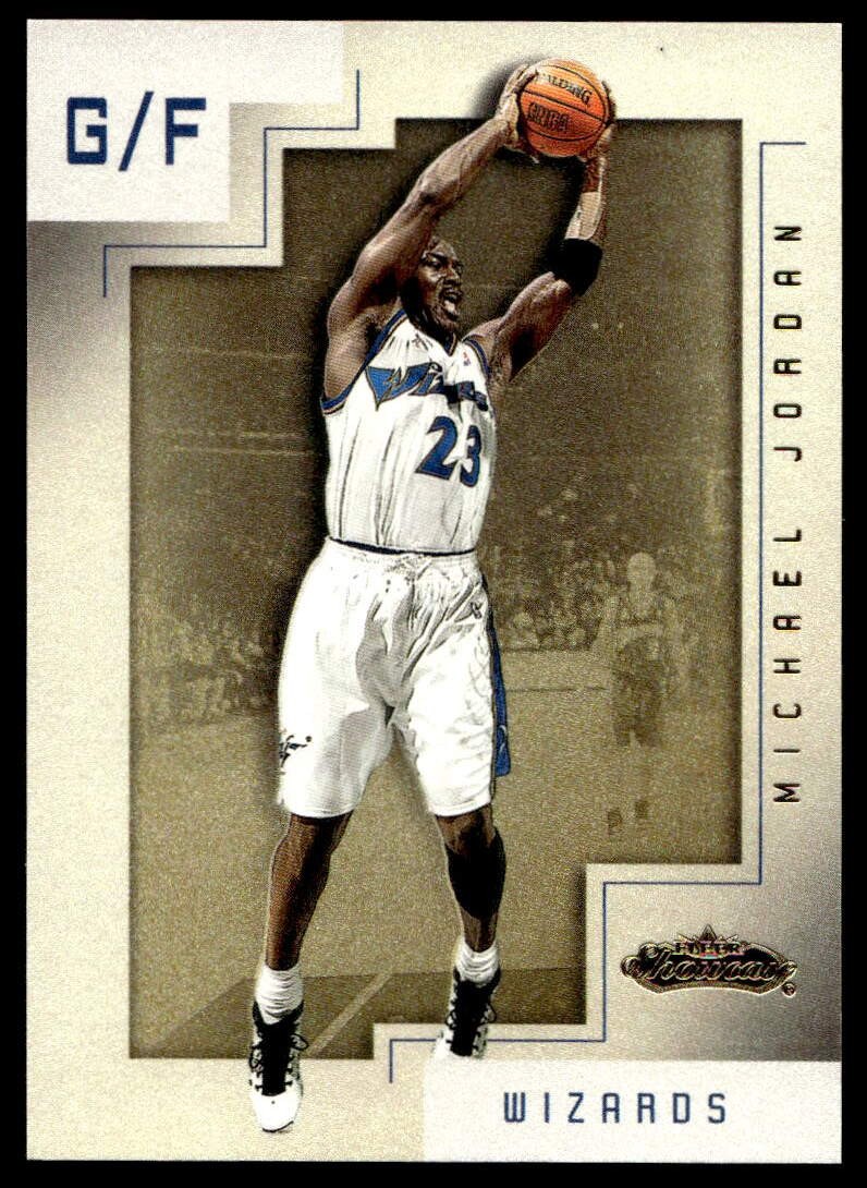 2001-02 Fleer Showcase #86 Michael Jordan Washington Wizards MINT NO RESERVE!