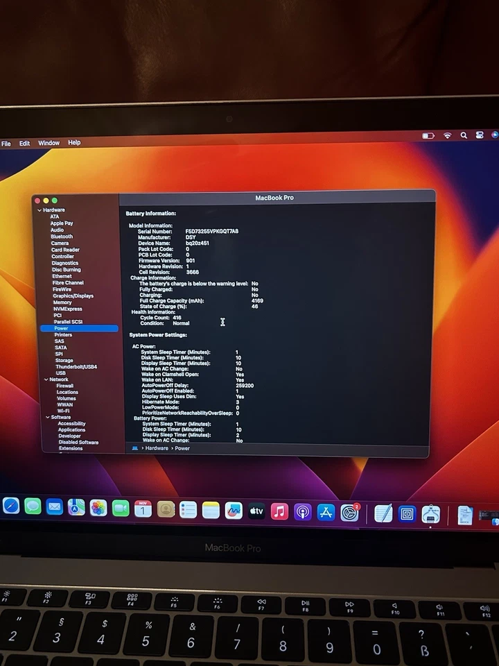 MacBook Pro 2017 - 13 Zoll, 16GB RAM, 256GB A1708 - Bild 3 von 4