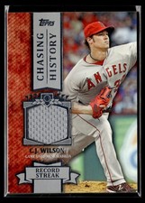 2013 Topps #CHR-CJW C.J. Wilson Chasing History Relics