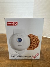 Dash Spider Web Mini Waffle Maker  4 Cooking ...