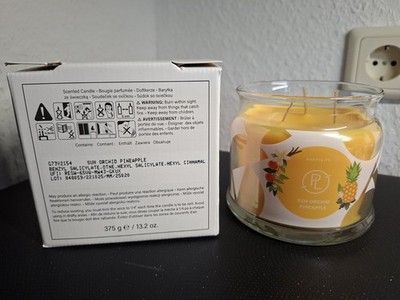 PartyLite 3 Docht DWG Sun Orchid Pineapple