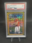 2024 Topps Chrome - Rookie Bo Nix #206 Gold Geometric Refractor /50 (RC) PSA 9