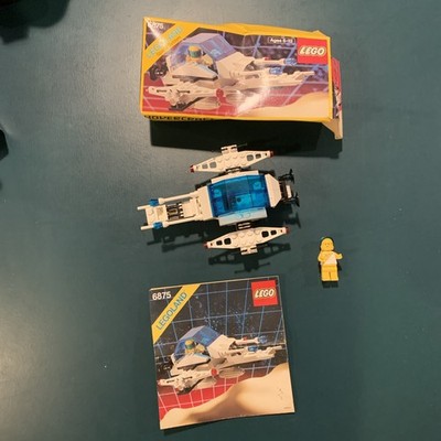 Vintage LEGO Space Set 6875 Futuron Hovercraft Complete w/ Box