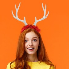 1 Pair Faux Deer Antlers For Crafts Costumes And Holiday Decor Artificial