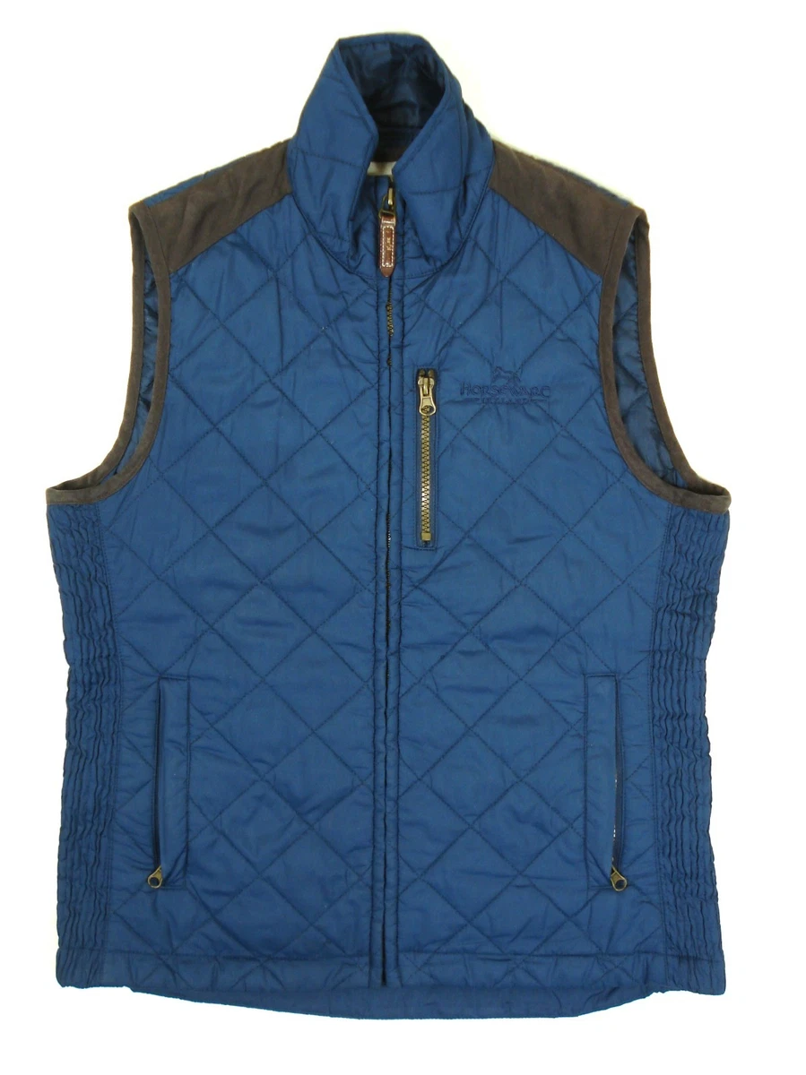 Gilet Bouffant Horseware Maya Femme – XS Bleu – Capuche, 4 Poches – Équitation
