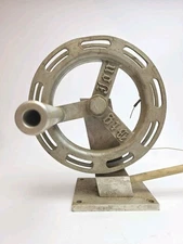 Original Vintage Big Jon Aluminum Down Rigger Fishing Reel w/ Cable Mountable