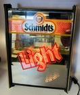 Vintage 1980 Schmidt Beer Brewery Lighted Sign - Works - Moving Light
