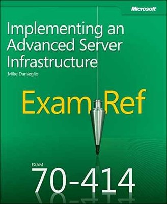 Exam Ref 70-414 Implementing an - Paperback, by Suehring Steve - Very Good