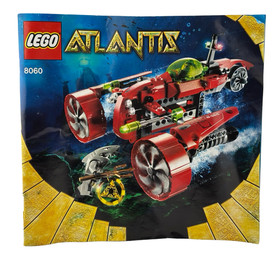 LEGO Atlantis 8060 Typhoon Turbo Sub Complete Set w/ Instructions Minifigures