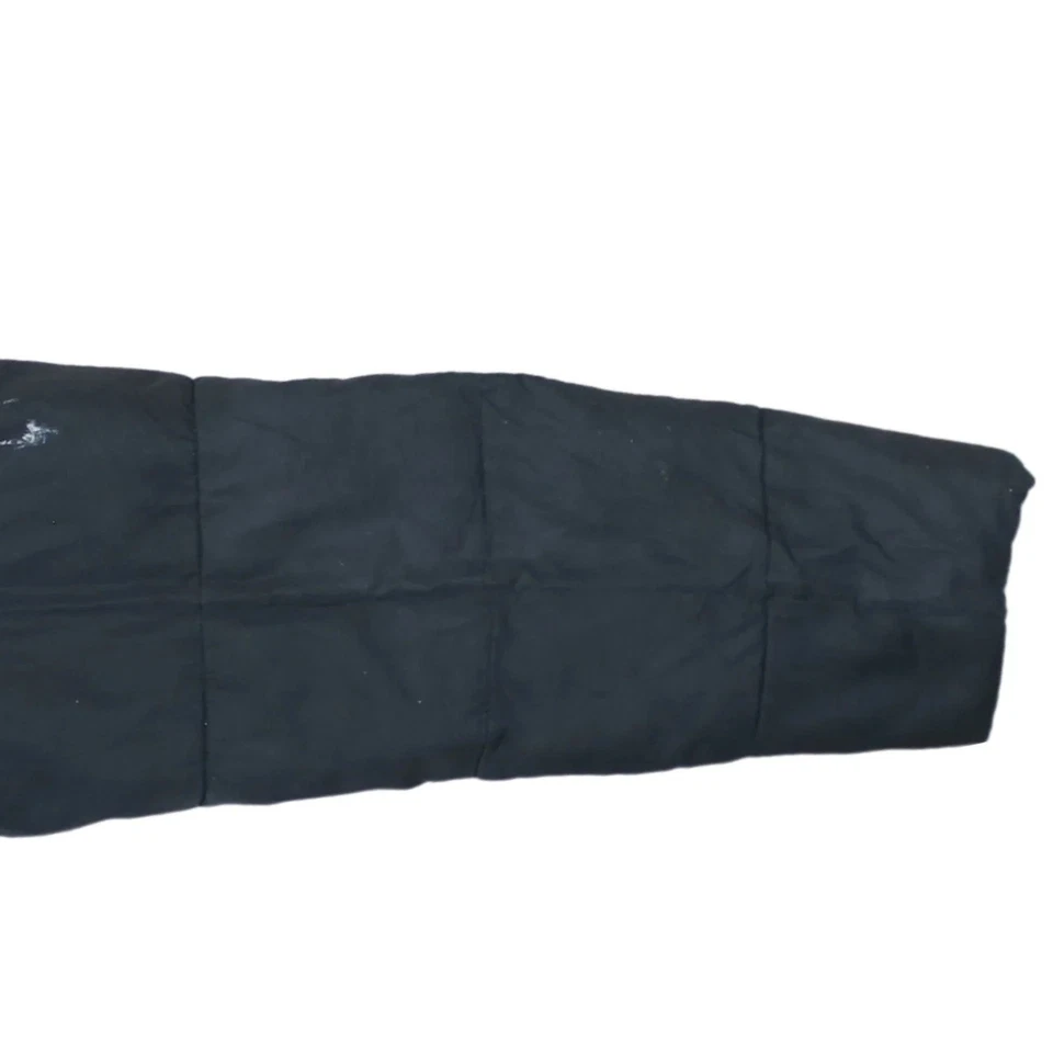 Gap 90's Plain Full Zip Up Puffer Jacket XXLarge (2XL) Black - Image 3 of 4