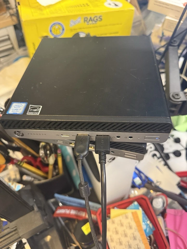 HP ProDesk 600 G4 DM Core i7 8700T 2.4GHz 16GB RAM 256g SSD Win 10 - Image 2 of 4