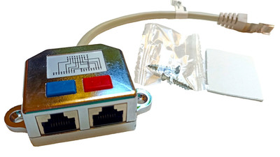 Lan Kabel Netzwerk Verteiler Doppler farbig RJ45 Modular Adapter Kabel Splitter