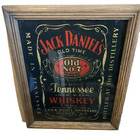 Jack Daniel’s No. 7 original Tennessee Whiskey wood framed bar sign — photo 1
