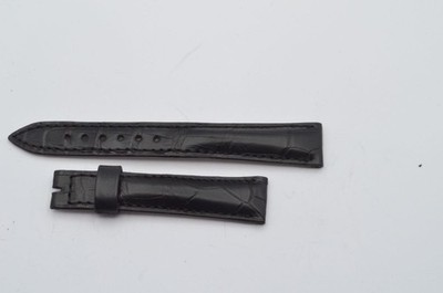 BREGUET LEDER ARMBAND 17MM BRACELT FÜR DORNSCHLIESSE 14MM SCHWARZ NEU 17-14