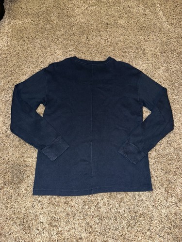 Abercrombie & Fitch Soft Collection Herren Blau Langarm Crew Thermohemd XS - Bild 2 von 4