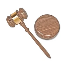 Ace Office AVT-60001 Gavel,with Sound Block (avt60001)