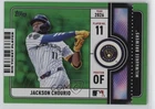 2026 Topps Series 1 Jackson Chourio Green Foil (RAW)