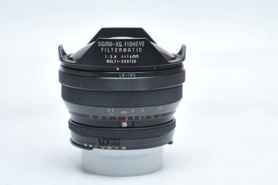 Sigma 16mm f/2.8 XQ Fisheye Built-In Filters MF Lens for Nikon F
