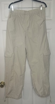 WILO The Label Parachute Cargo Pants color-Clay Women s Size L EUC