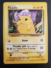 Pikachu 58/102 Yellow Cheeks Base Set 1999 Pokemon Unlimited Lightly Played