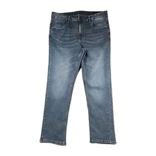 The Perfect Jean NYC Men’s 38x32 Athletic Fit Captain Midnight Blue Denim Jeans