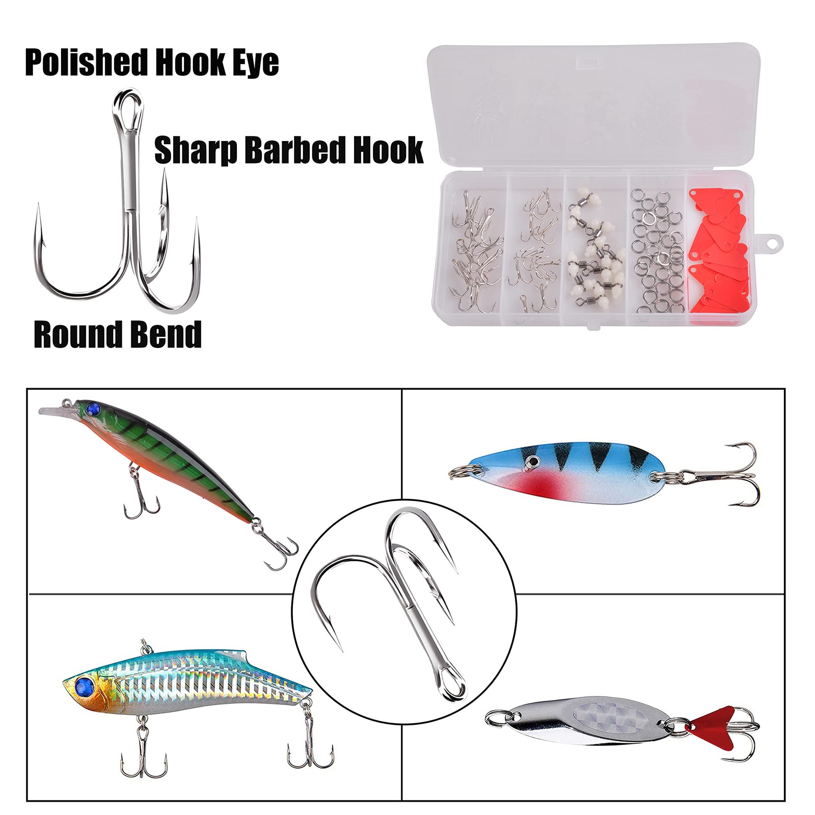 Spinner Making Kit DIY Fishing Lure Spinnerbaits Spoon Rigs Kit Colorado Spin... - Image 5