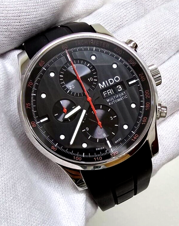 Mido Multifort Chronograph 44mm Mens Watch M005.614.17.051.09 | eBay