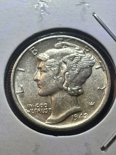 1942 Mercury Dime – About Uncirculated to Uncirculated – Silver U.S. Coin