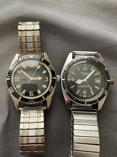 Vintage Men’s Timex Divers Watch.