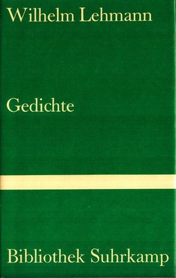 su- b WILHELM LEHMANN : GEDICHTE  b  546 u