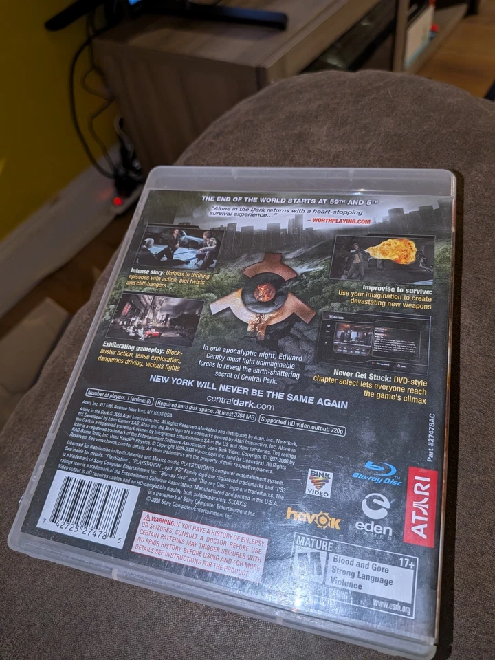 Alone in the Dark Inferno PS3 CIB Complete Tested Working Clean 1 YEAR WARRANTY  - Image 2 of 4